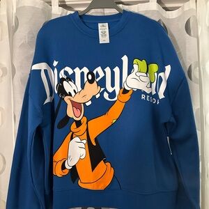 Disney Blue Crewneck Sweater with Goofy Design